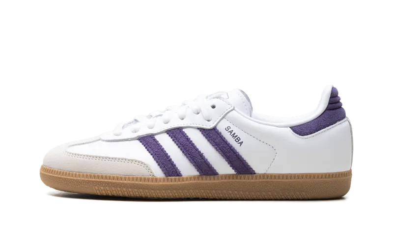 Adidas SAMBA OG “White Alumina Aurora Plum” (JS1392)