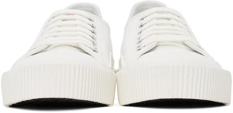Moncler White Glissiere Sneakers (4M738 – 40 – 07504)