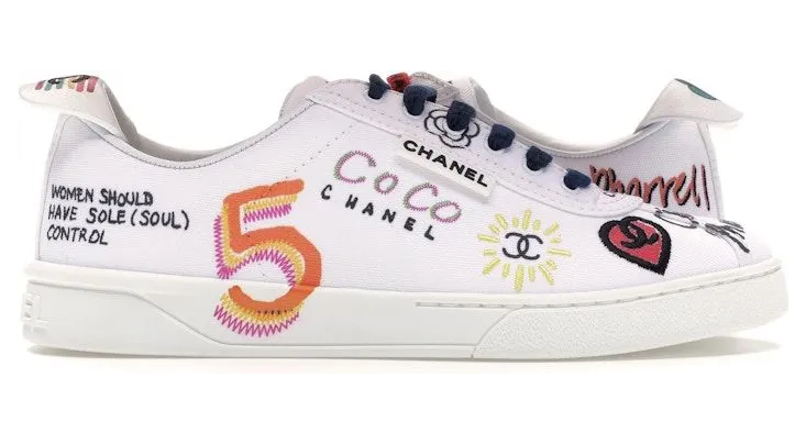 Chanel Sneakers Pharrell White Multi-Color (W)