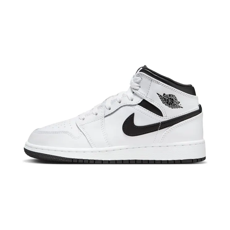 Air Jordan 1 Mid GS “White / Black” (DQ8423-132)
