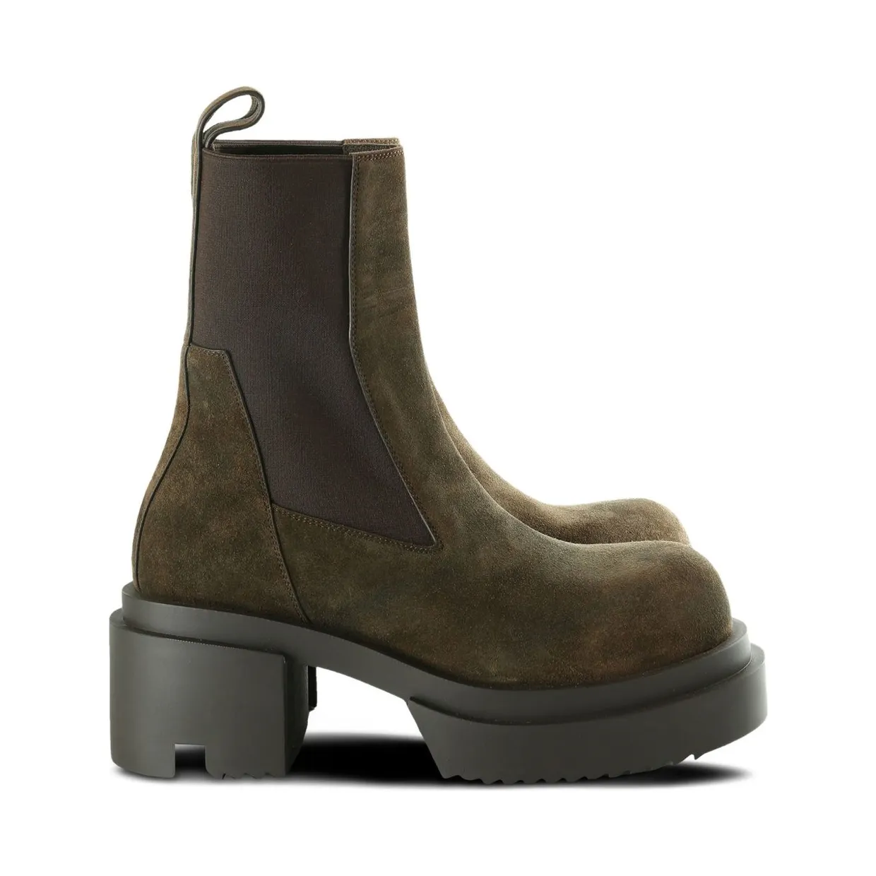 Rick Owens Beatle Bogun Boot Washed Indigo