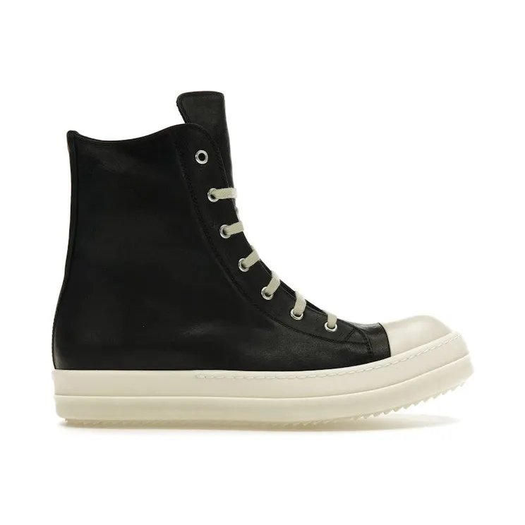 Rick Owens Lido High Sneaks Black Milk (RU01D3890-LOO-911)