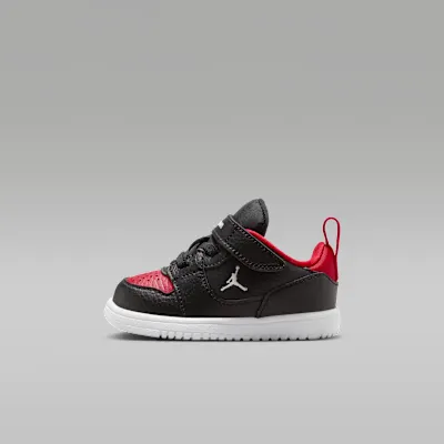 Nike Jordan Court Connect Low “Black / Gym Red / White” (IQ6047-003)