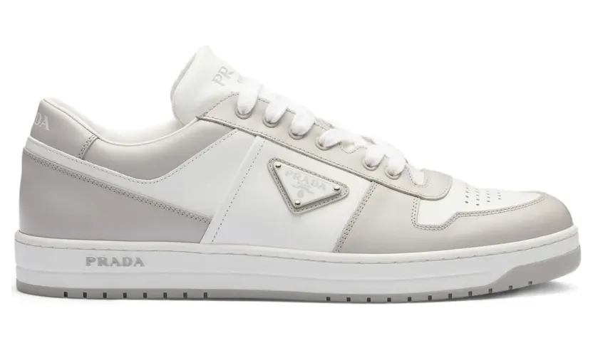 Prada Downtown leren sneakers – Wit (2EE364FD0013LKG)