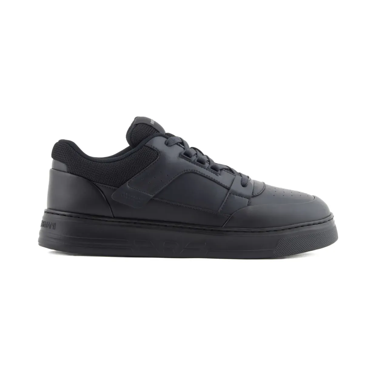 Armani Emporio Armani met leren vlakken “Blue” (EM002855AF18018)