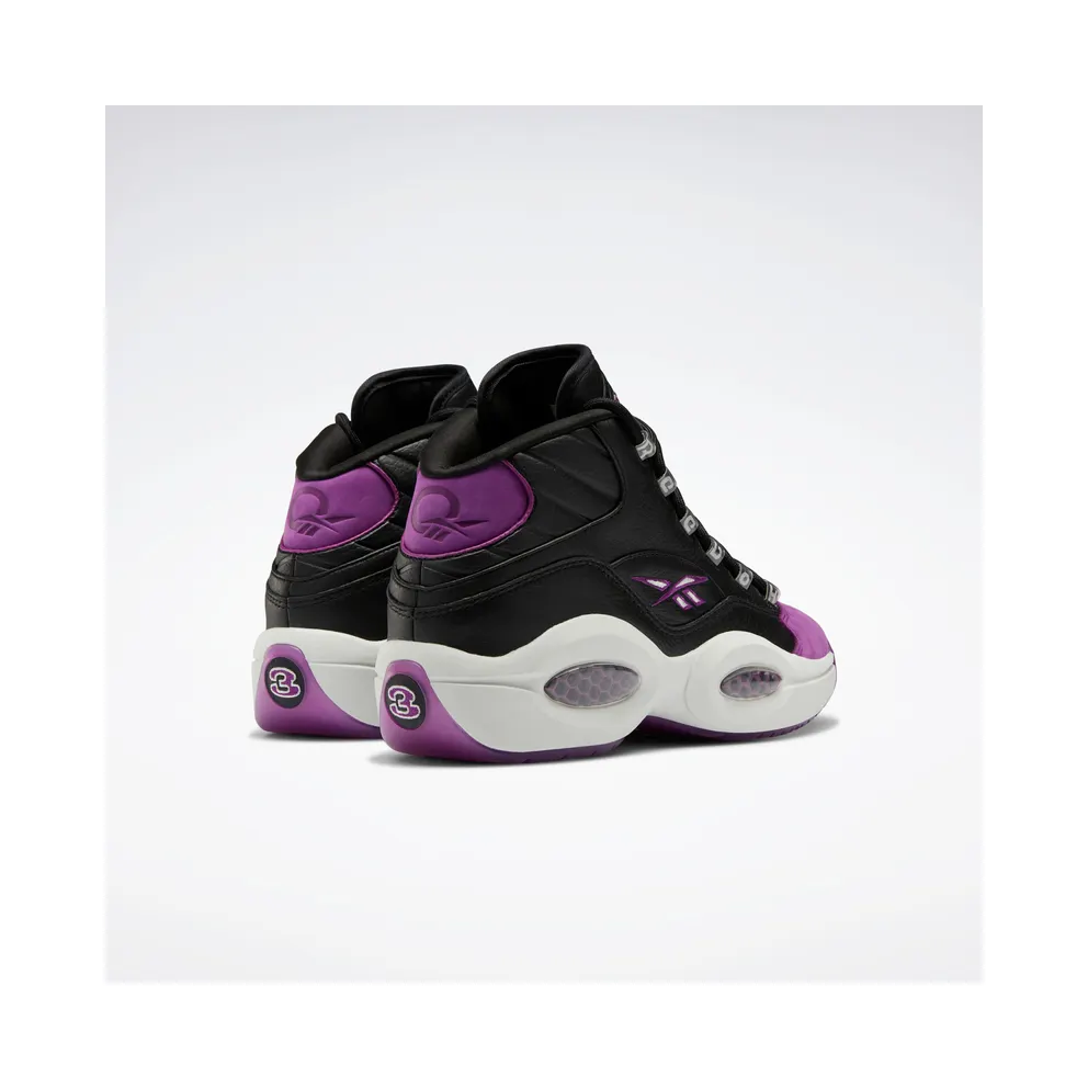 Reebok Question Mid Shoes Core Black / Aubergine / Pure Grey 1 (GX0240)