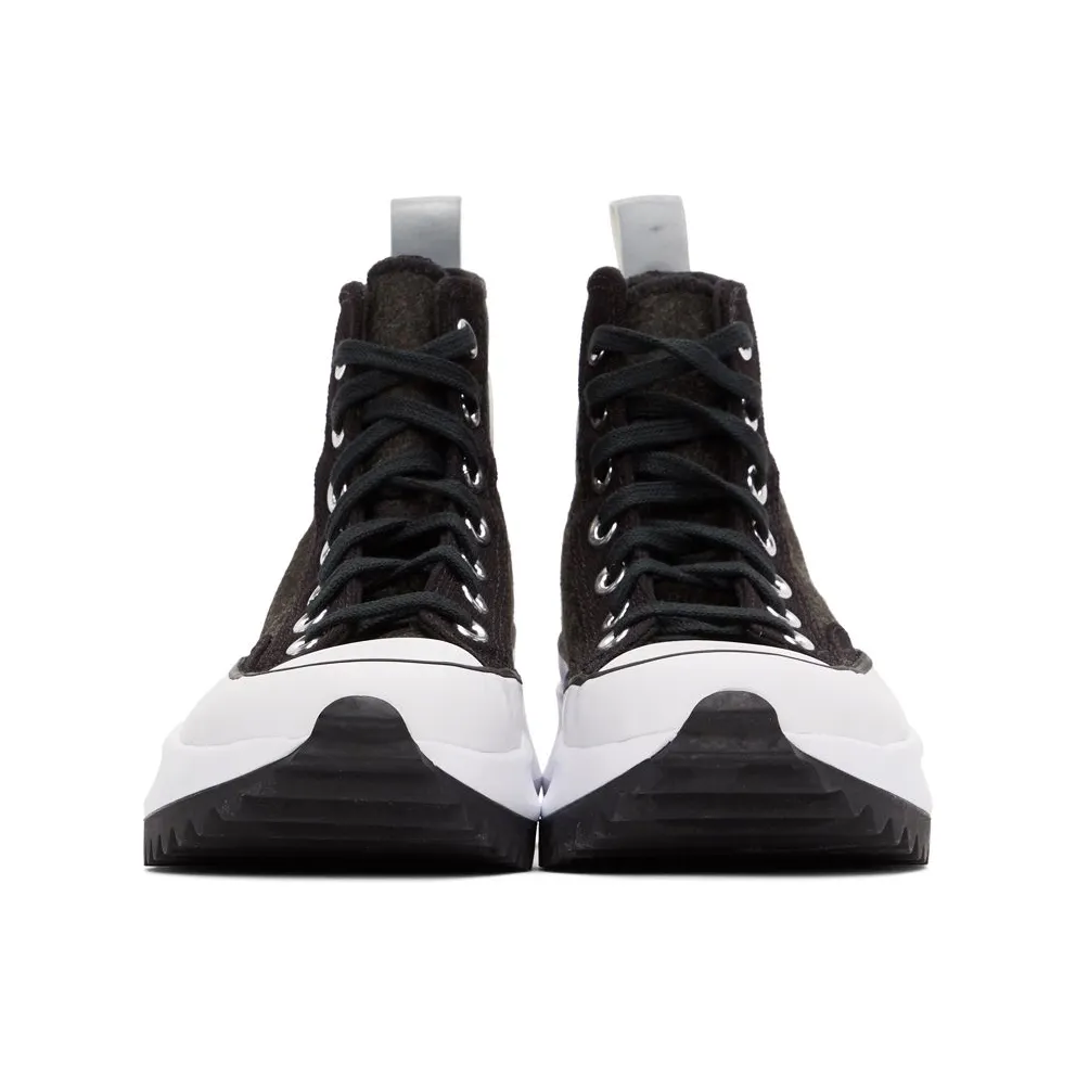 Converse Run Star Hike High ‘Black Ice – Black Silver’ Black/Silver/White (169437C)