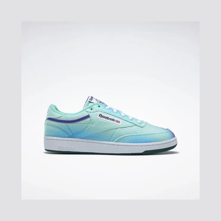 Reebok Daniel Moon Club C 85 Schoenen Hint Mint / Forest Green / Solar Purple