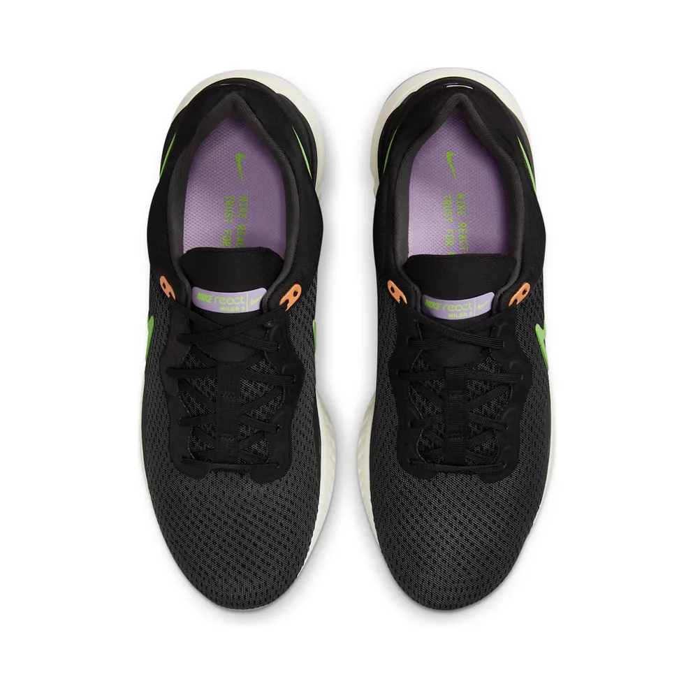 Nike React Miler 3 Anthracite Ghost Green Lavender (DD0490-005)
