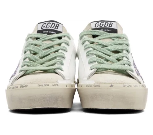 Golden Goose SSENSE Exclusive White and Blue Limited Edition Hi Star Sneakers (F35WS945.J7) (2)