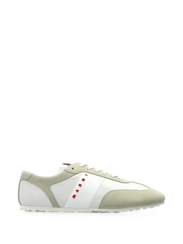 Marni Sneakers with vlakken and logoprint – White (SNZU019100P1802)