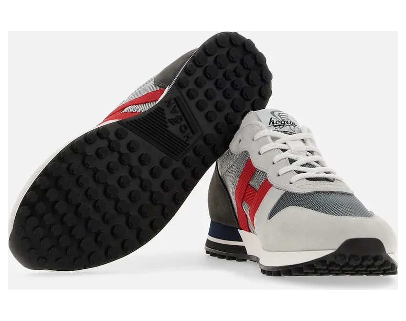 Sneakers Hogan H383 Grey Red (HXM3830AN51MVC0A1D) (4)