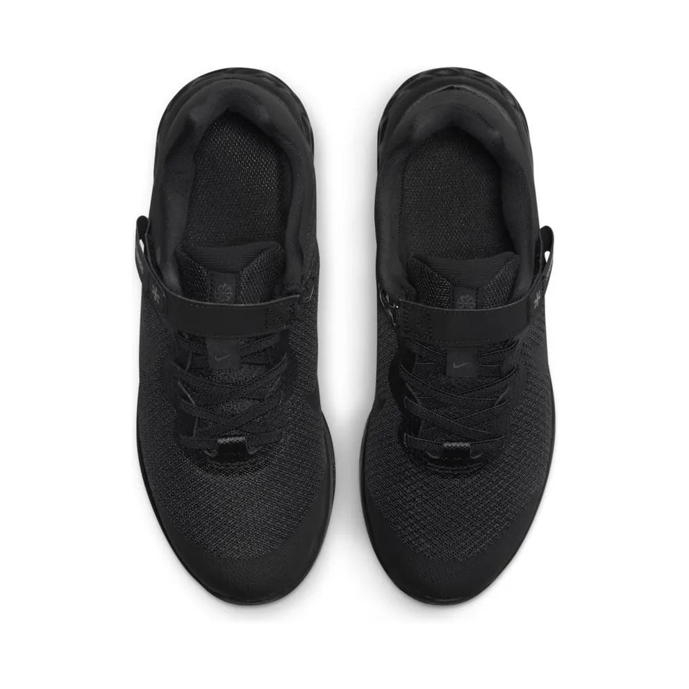 Nike Revolution 6 FlyEase Older Kids’ Easy On/Off Road Running Black 50% Sustainable Materials (DD1113-001)