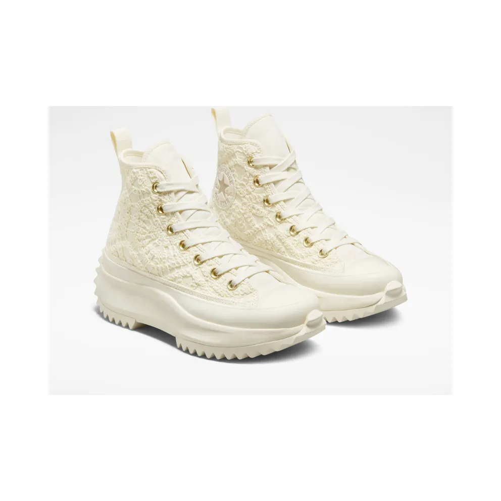 Converse Run Star Hike Platform Daisy Cord Egret/egret/light Gold