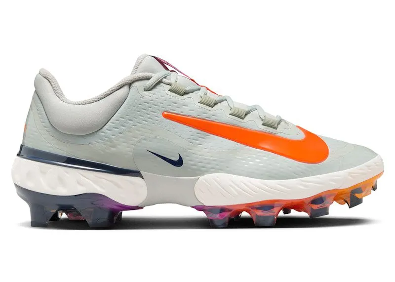 Nike Alpha Huarache Elite 4 Low MCS Light Silver Jade Horizon Phantom Laser Orange (HF1137-001)