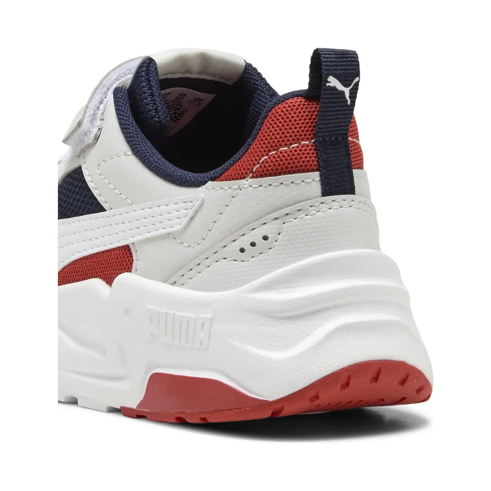 Puma Trinity 2 LT “Puma Navy / Puma White / Feather Gray / Red Fire” (403704_03)