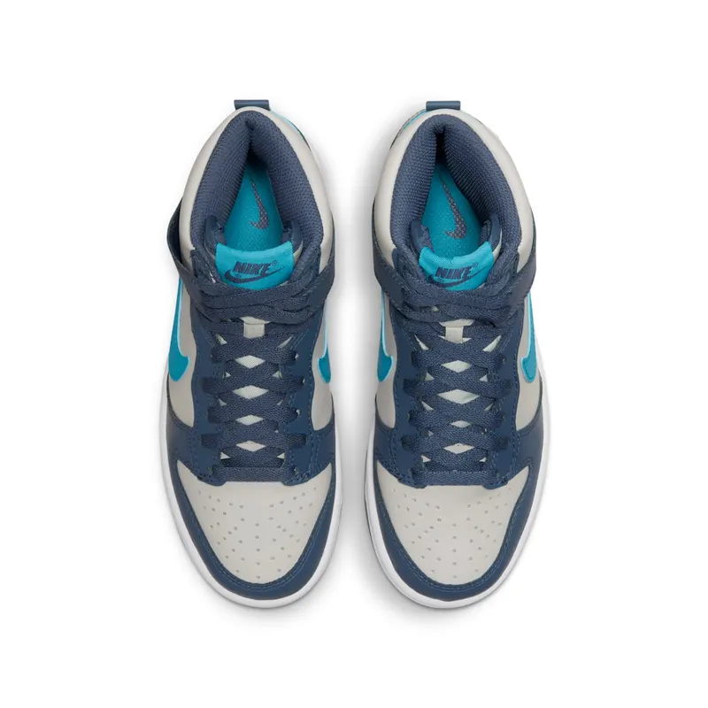 Nike DUNK HIGH GS “Light Bone / Diffused Blue” (DB2179-006)