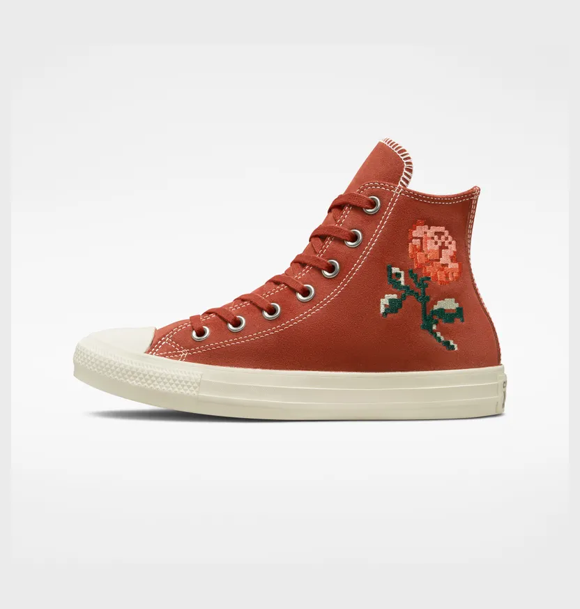 Converse Chuck Taylor All Star Embroidered Roses Rugged Orange/egret/midnight C