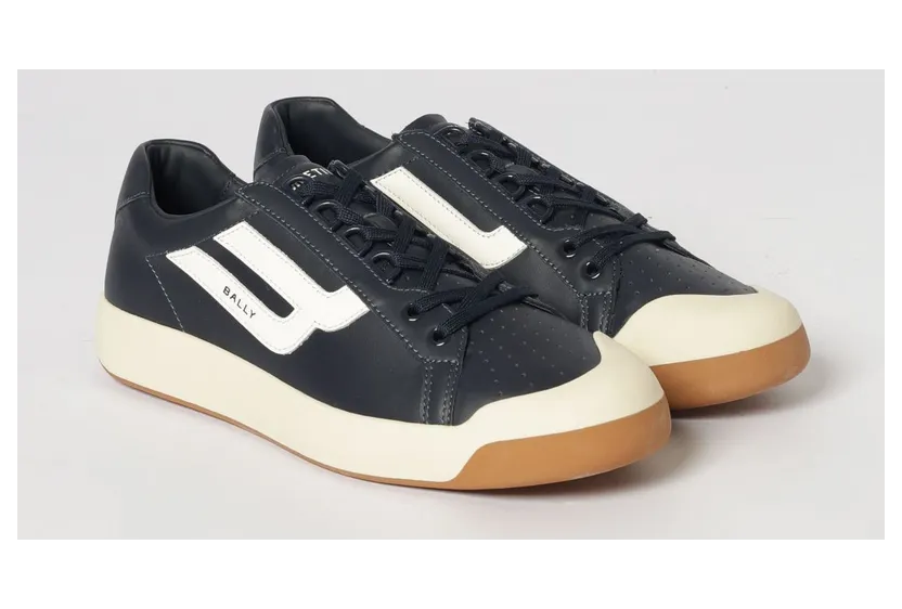 Bally Leather Sneakers Blue (MSK0G6VT005I5P8)