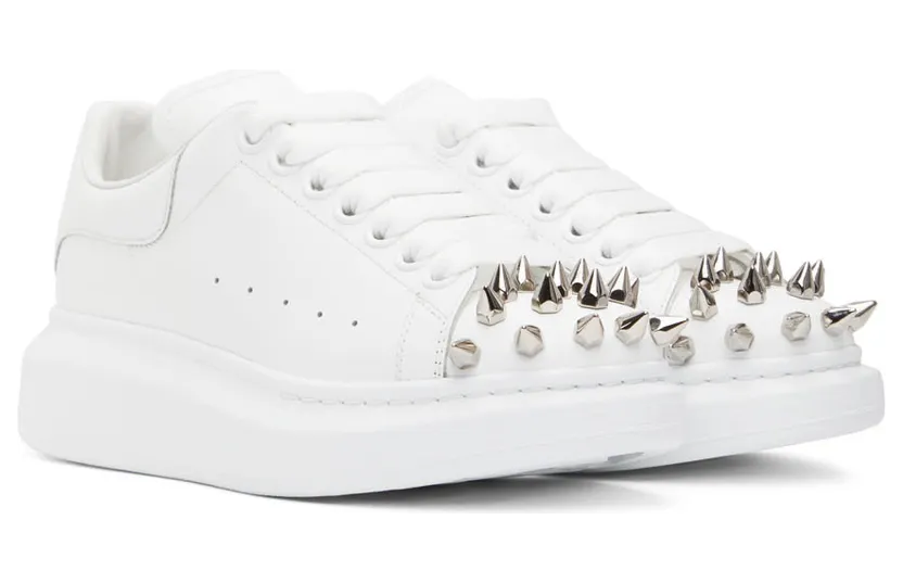 Alexander McQueen White Oversized Sneakers (708071WHTQQ) (4)
