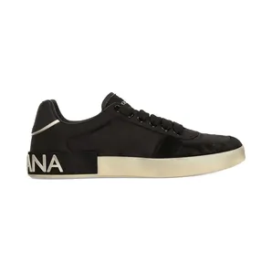 Dolce & Gabbana Portofino Nylon and Split Calfskin “Black” (CS2392 A0136 8B956)