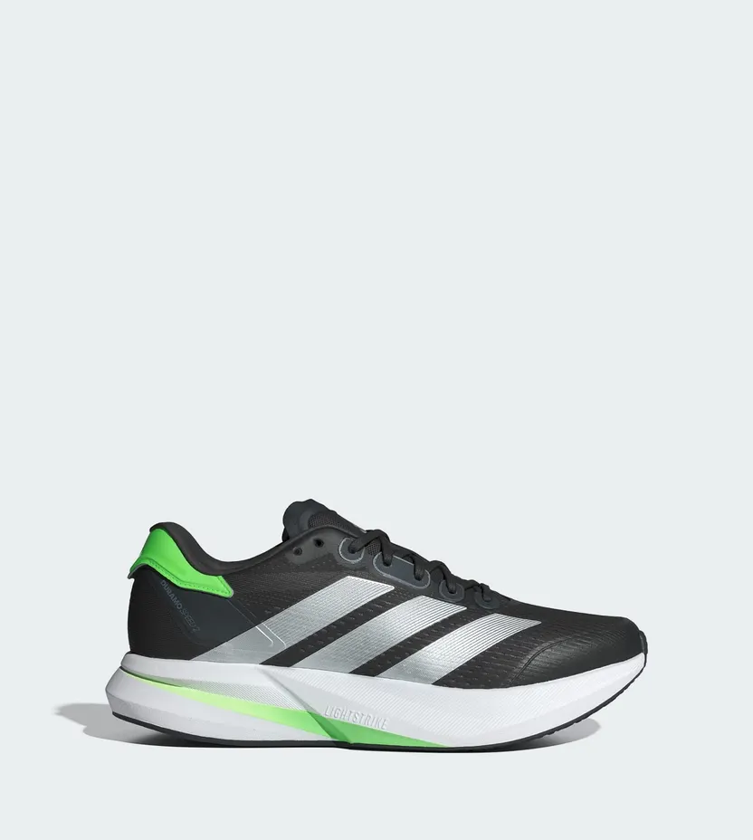 Adidas Duramo Speed 2 Hardloopschoenen Carbon / Matte Silver / Lime Burst (JP9224)