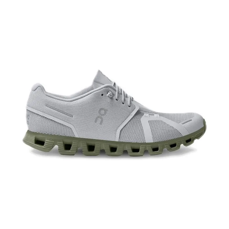 On Running Cloud 5 Glacier Grey Reseda Green (59.98891)