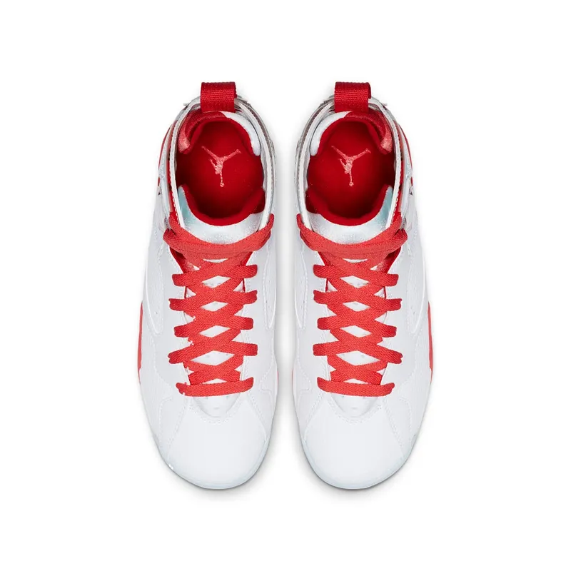 Jordan 7 Retro Topaz Mist (GS) White/White-Topaz Mist-Ember Glow-Gym Red (442960-104)