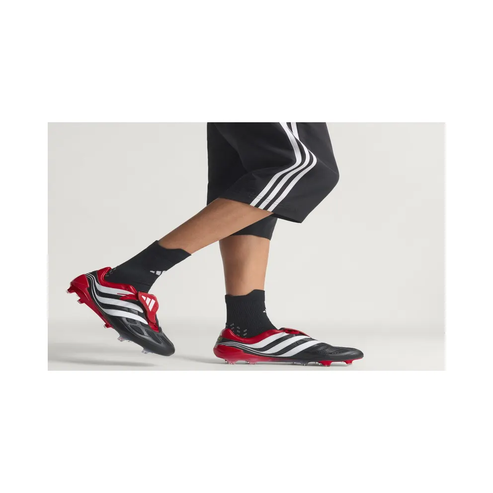 adidas Predator Precision FG Black White Collegiate Red Made in Germany (JS0572)