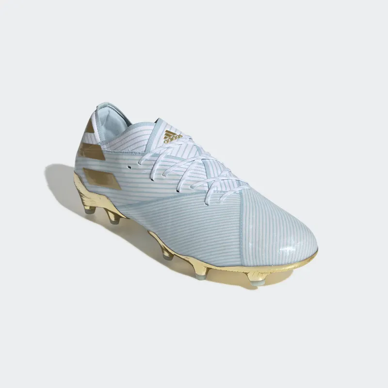 adidas Nemeziz Messi 19.1 FG 15 Year Bold Aqua Gold Bold Aqua/Gold Metallic/Cloud White (EE7849)