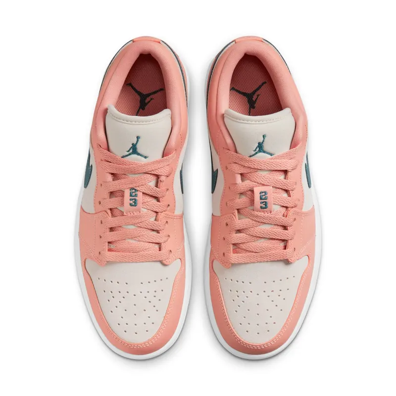 Air Jordan 1 Low Light Madder Root – “Coral Pink / Dark Teal / White” (DC0774-800)