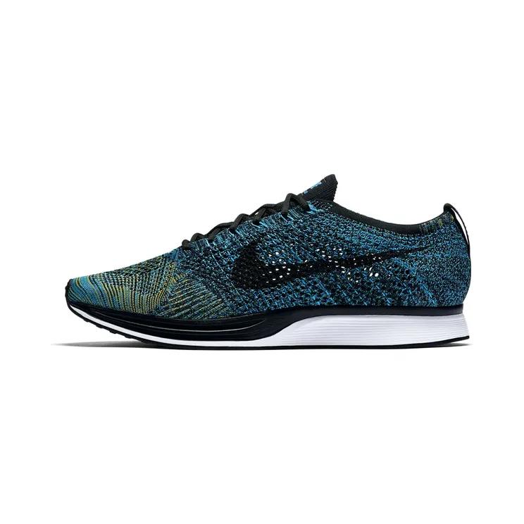 Nike Flyknit Racer “Blue Glow / Yellow Strike / Black” (526628-405)