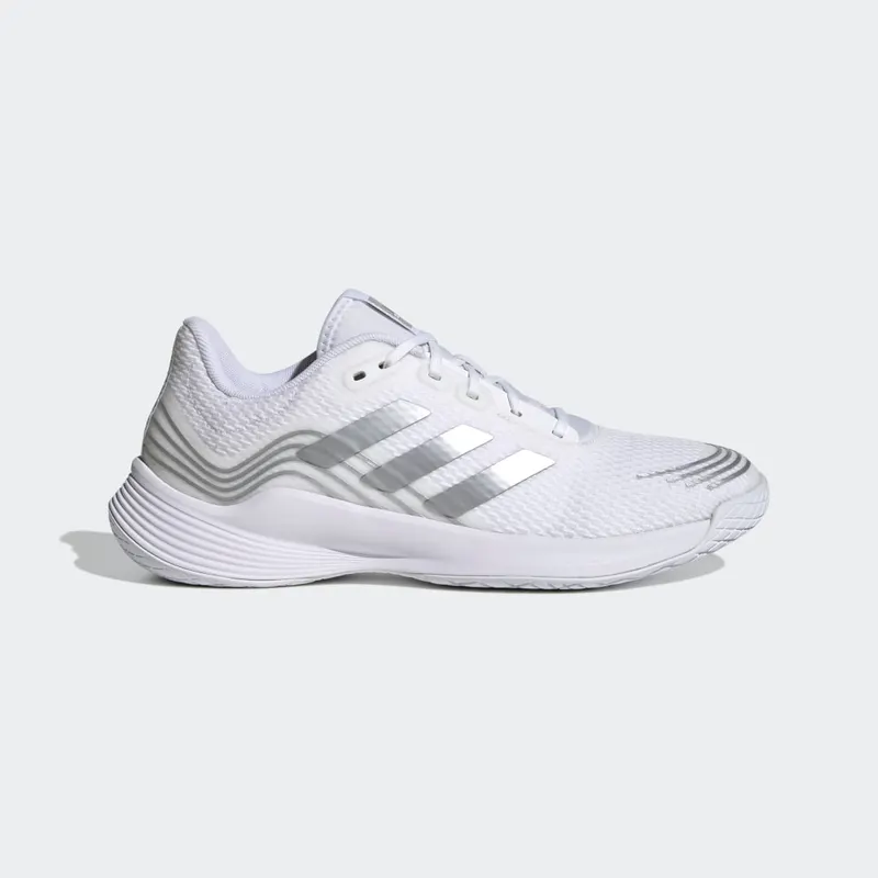 Adidas Novaflight Sustainable Volleyball Shoes Cloud White / Silver Metallic / Cloud White (GX8187)