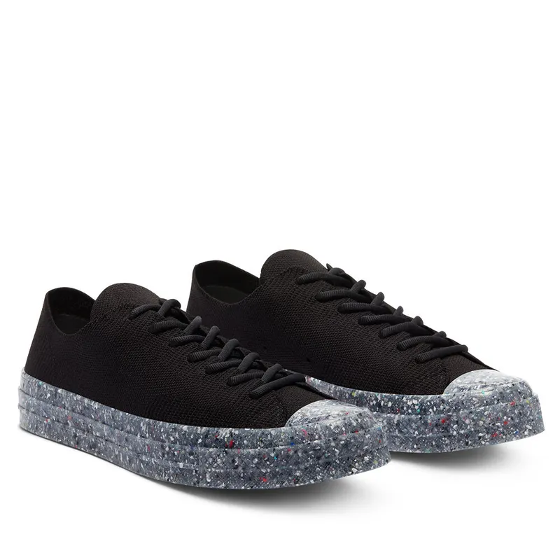 Converse Renew Chuck 70 Knit Low Top Black/string/barely Volt (170867C)