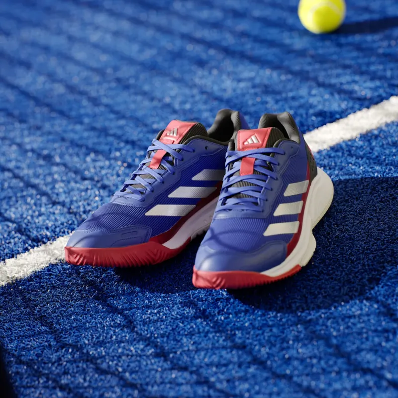 Adidas Courtquick Padel Lucid Blue / Silver Metallic / Lucid Red (JP9592)