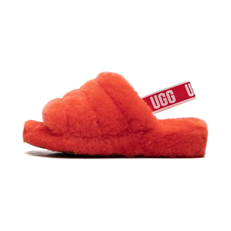 Ugg Fluff Yeah Slide “Red Currant” (1095119-RCRR)