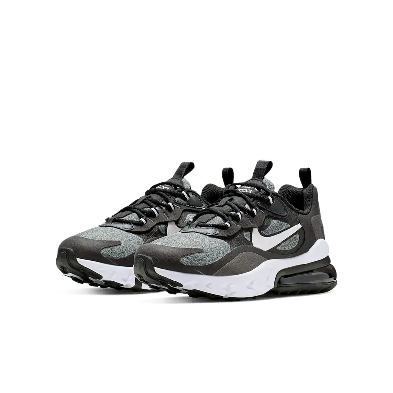 Nike Air Max 270 React Black Vast Grey (GS) Black/Vast Grey-Off Noir (BQ0103-003)