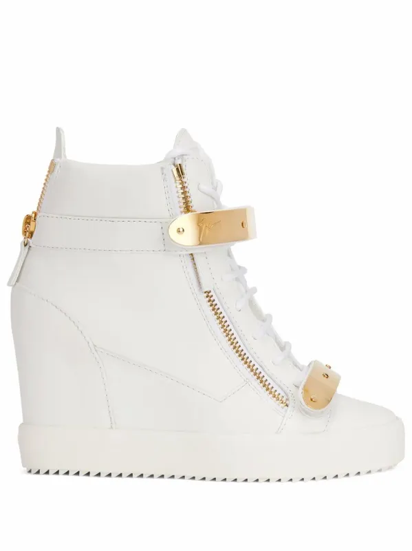 Giuseppe Zanotti Coby sneakers with sleehak – White (RS20048001)