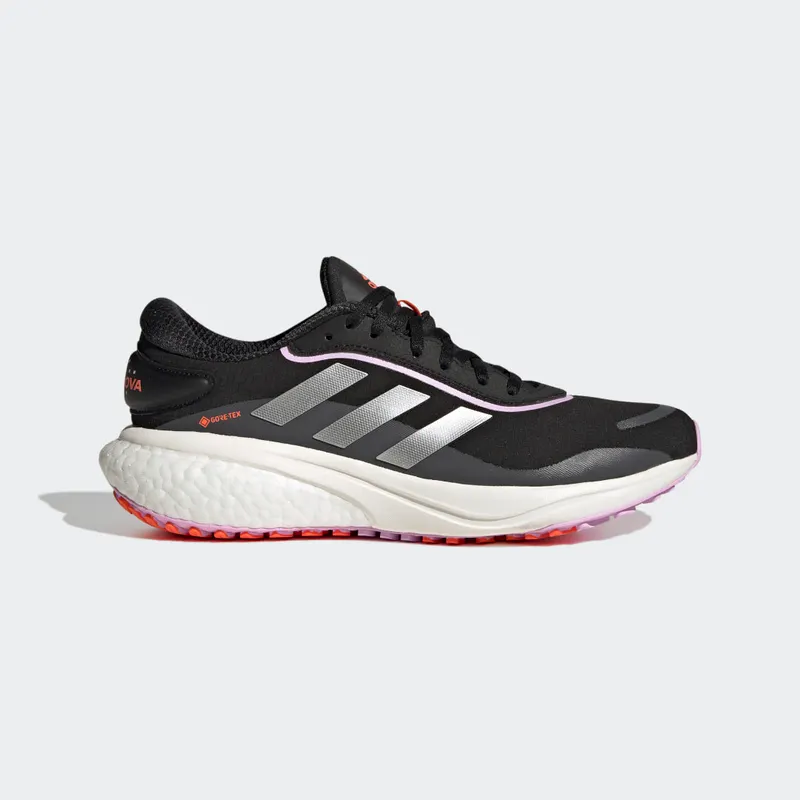 adidas Supernova GORE-TEX Core Black / Silver Metallic / Impact Orange (GY8319)