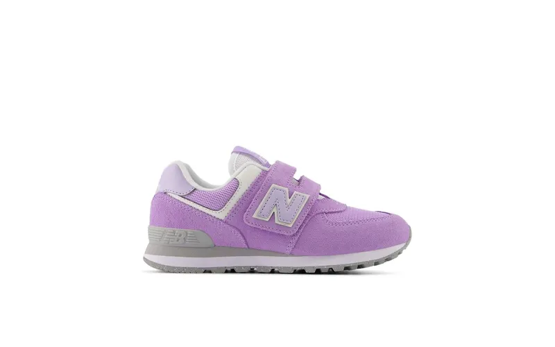 New Balance 574 Hook and Loop Lilac Glo Bright Lavender (PV574ESL)