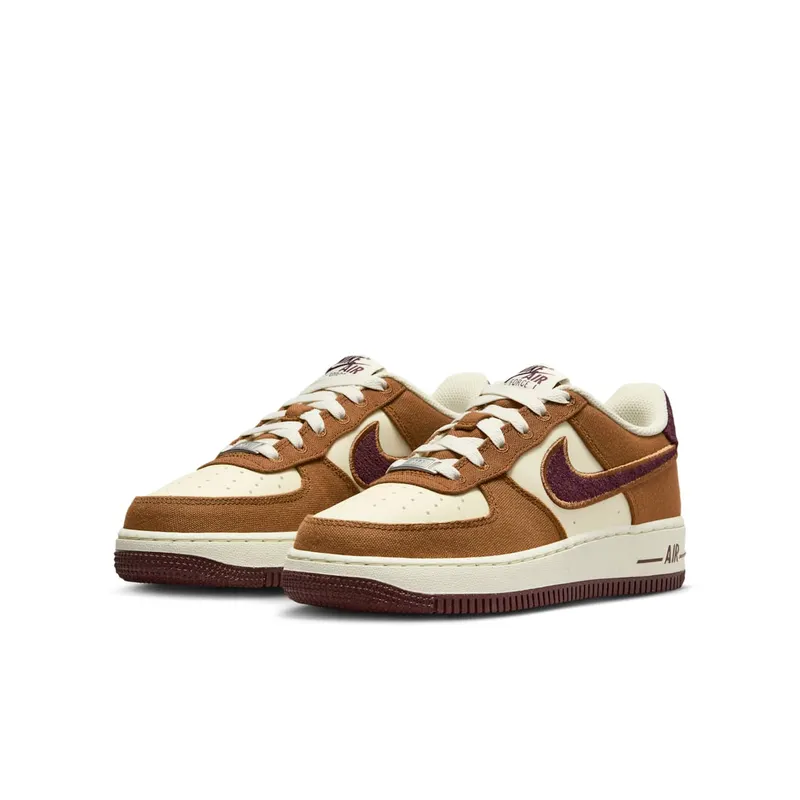 Nike Air Force 1 Low Light British Tan Burgundy Crush (FN4731-200)
