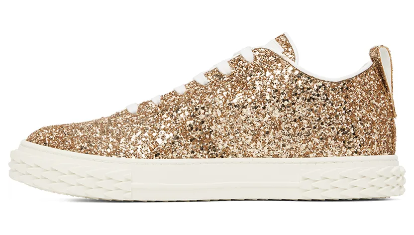 Giuseppe Zanotti Gold Blabber Sneakers (RU20027-93186) (3)