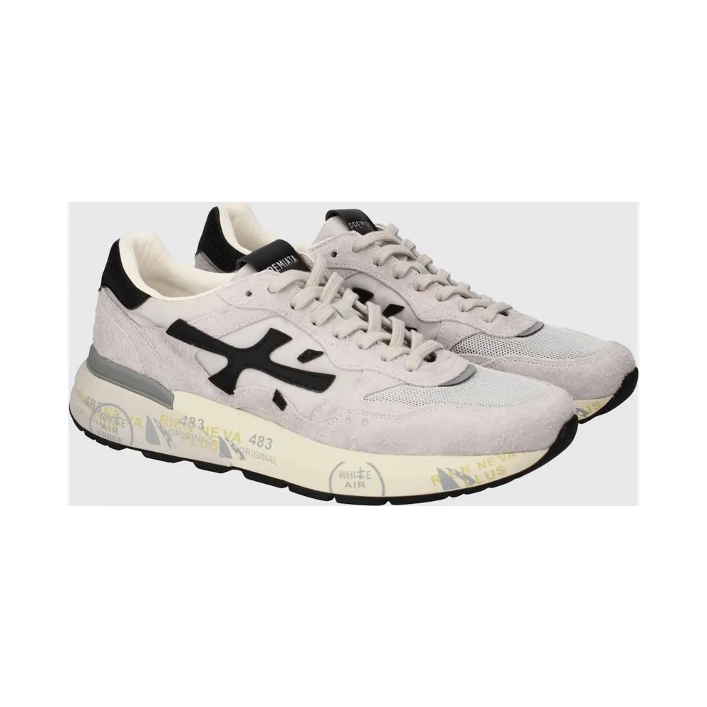 Premiata Mick Used Suede and Mesh White (MICK018236)