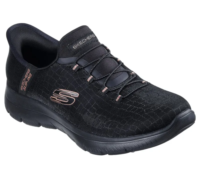 Skechers Slip-ins: Summits – Classy Night Sneaker Black/Gold