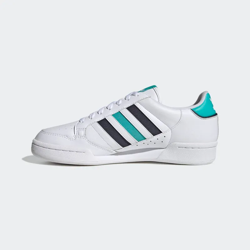 adidas Continental 80 Stripes Cloud White Shadow Navy Semi Mint Rush (GW1705)