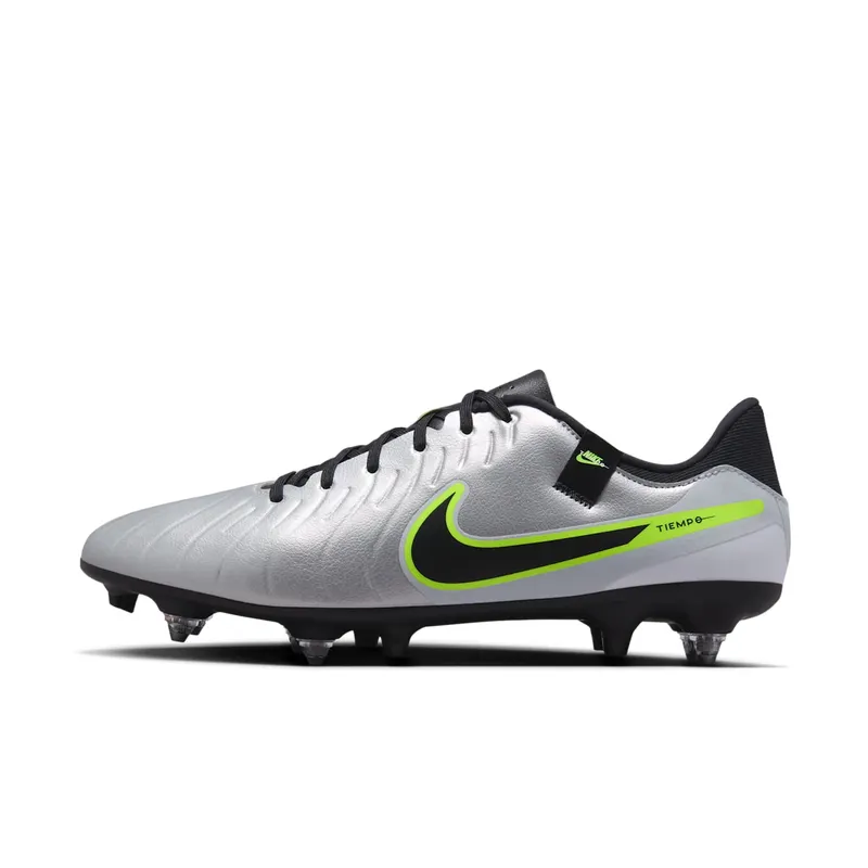 Nike Tiempo Legend 10 Academy SG-Pro AC Metallic Silver Volt Black (DV4338-001)