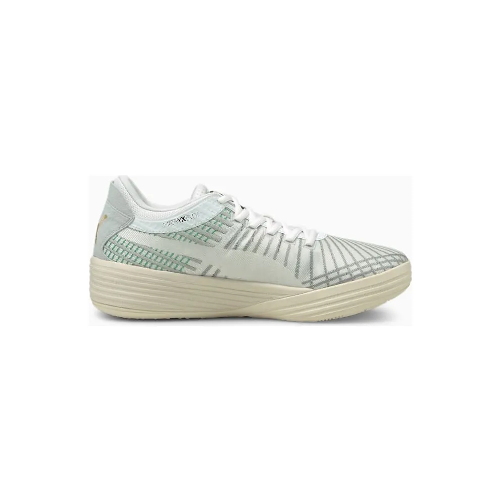 Puma Clyde All-Pro Coast 2 Coast Basketballschuhe Weiß/Grün (195124-01)