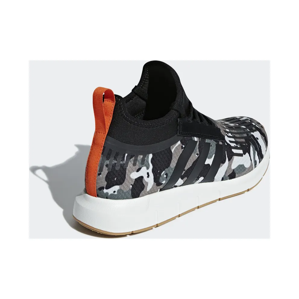 adidas Swift Run Barrier Camo Trace Cargo/Core Black/Orange (B42234)