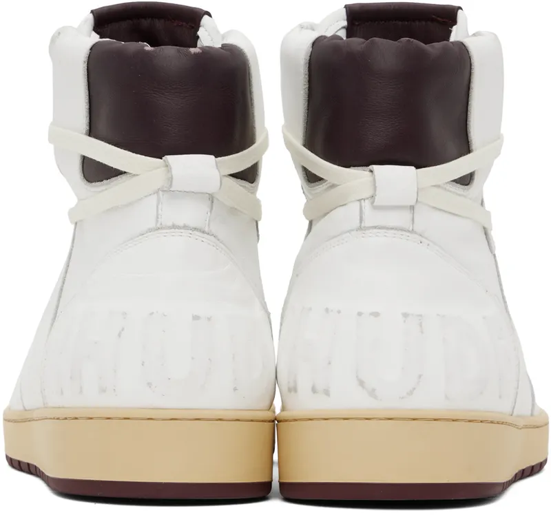 Rhude Rhecess-Sky Hi “White/Burgundy” (RHFW22FO06489500)
