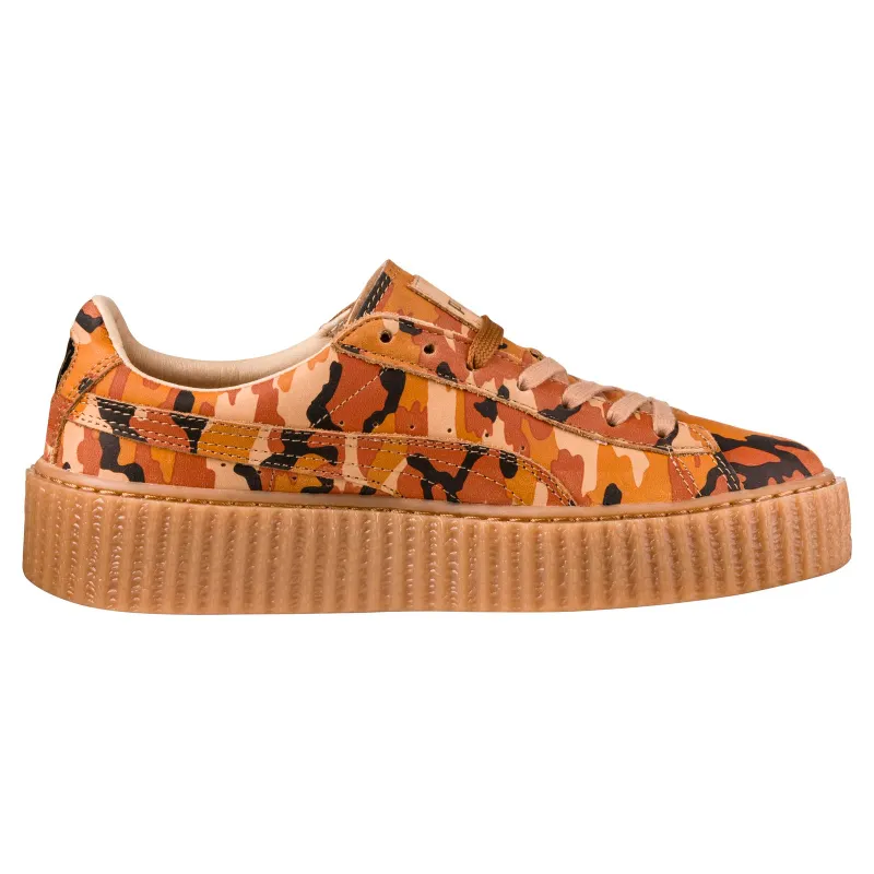 Puma Creepers Rihanna Fenty Camo Orange/Orange/Oatmeal (363277-01)